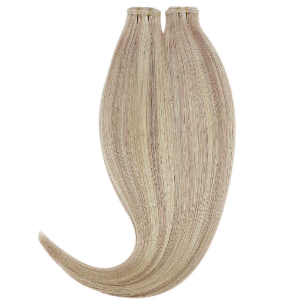 invisible flat silk weft hair extensions