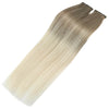 balayage flat silk weft hair extensions