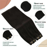 Clip in Hair Extensions 120g Double Weft Clip on Extensions