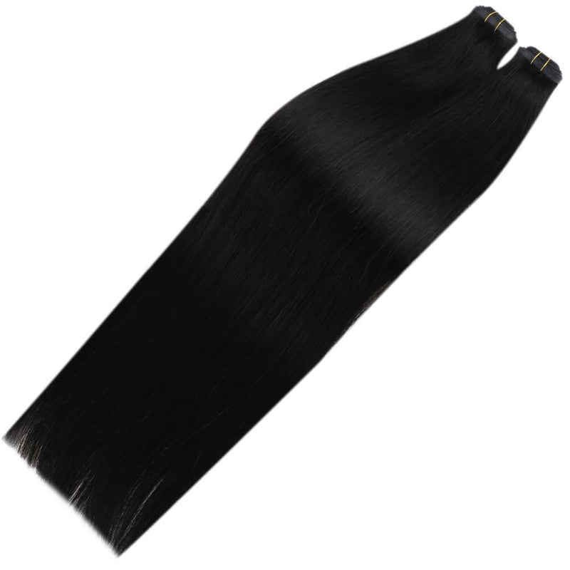 jet black virgin hair real hair extensions