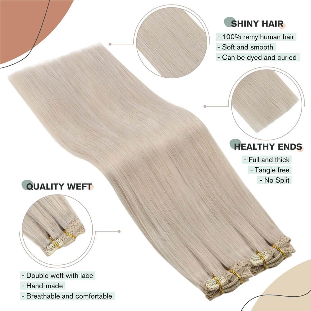 clip in natural hair extensions