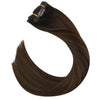 Brown Mixed 18 Inch Remy Human Hair Extensions Clip ins