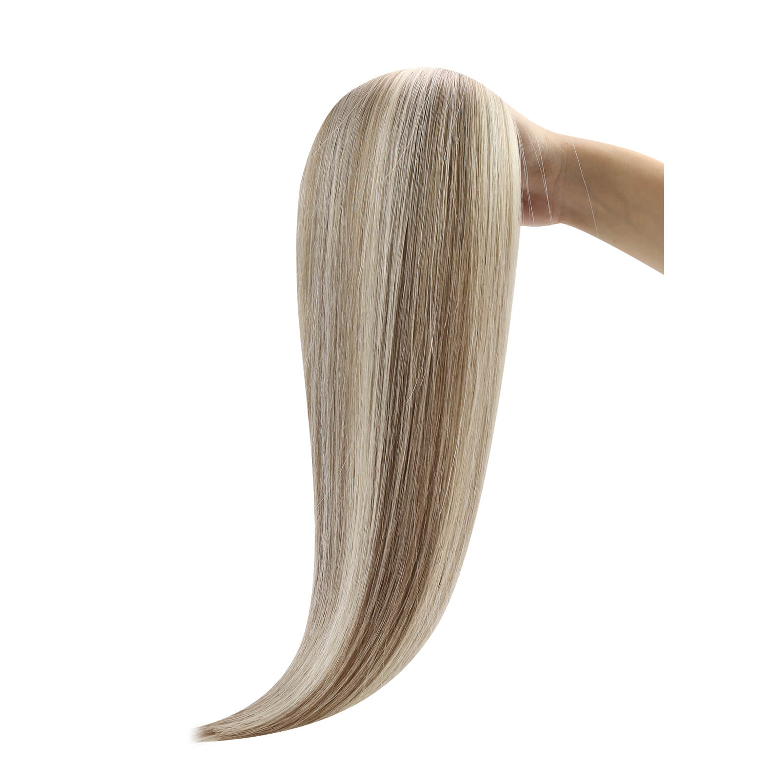 highlight virgin tape in human hair for salon