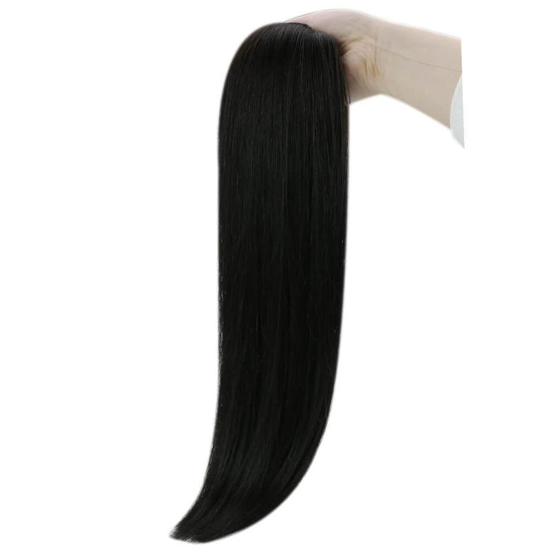 100 Virgin Human Hair Tape in Extensions Jet Black 1 UgeatHair