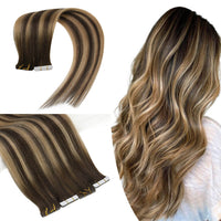 Invisible Seamless Injected Tape in Hair Extensions Human Hair #BM