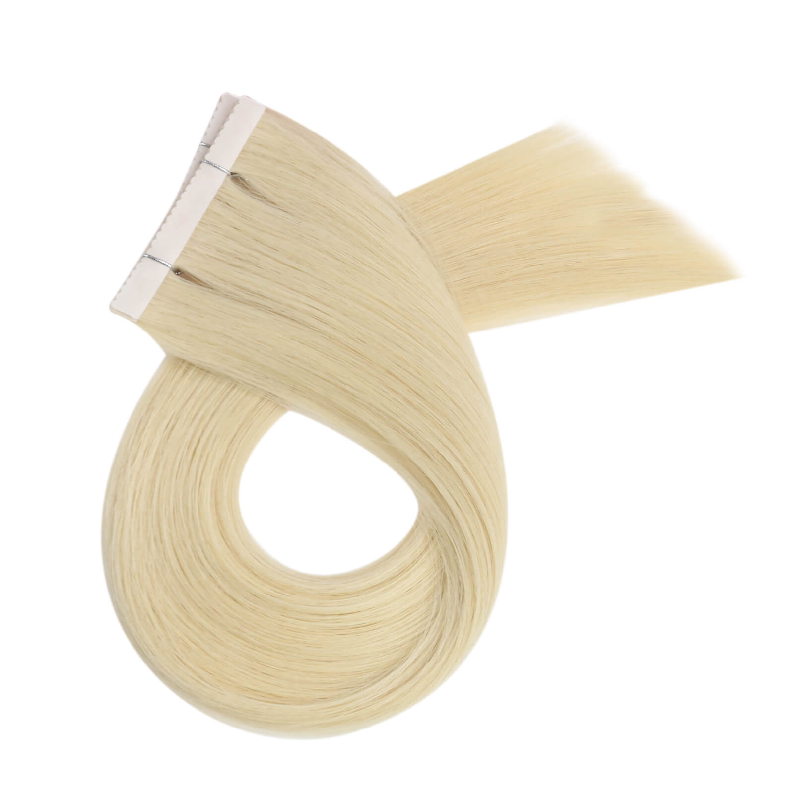 blonde virgin tape in hair extensions