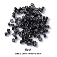 Ugeat Silicone Micro Rings Links Beads For Keratin Bonded Hair 5mm 1000pcs-UgeatHair