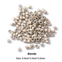 Ugeat Silicone Micro Rings Links Beads For Keratin Bonded Hair 5mm 1000pcs-UgeatHair