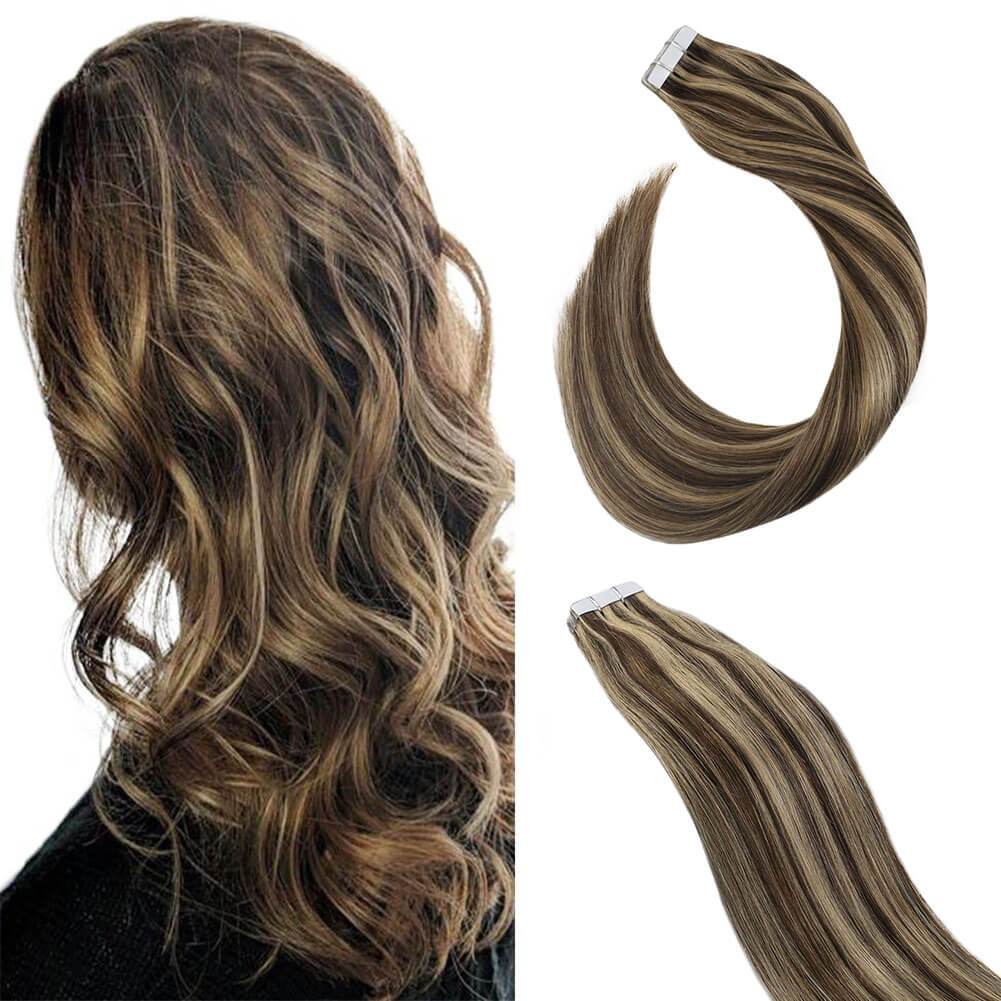Remy Hair Tape on hair extensions best selling hair
