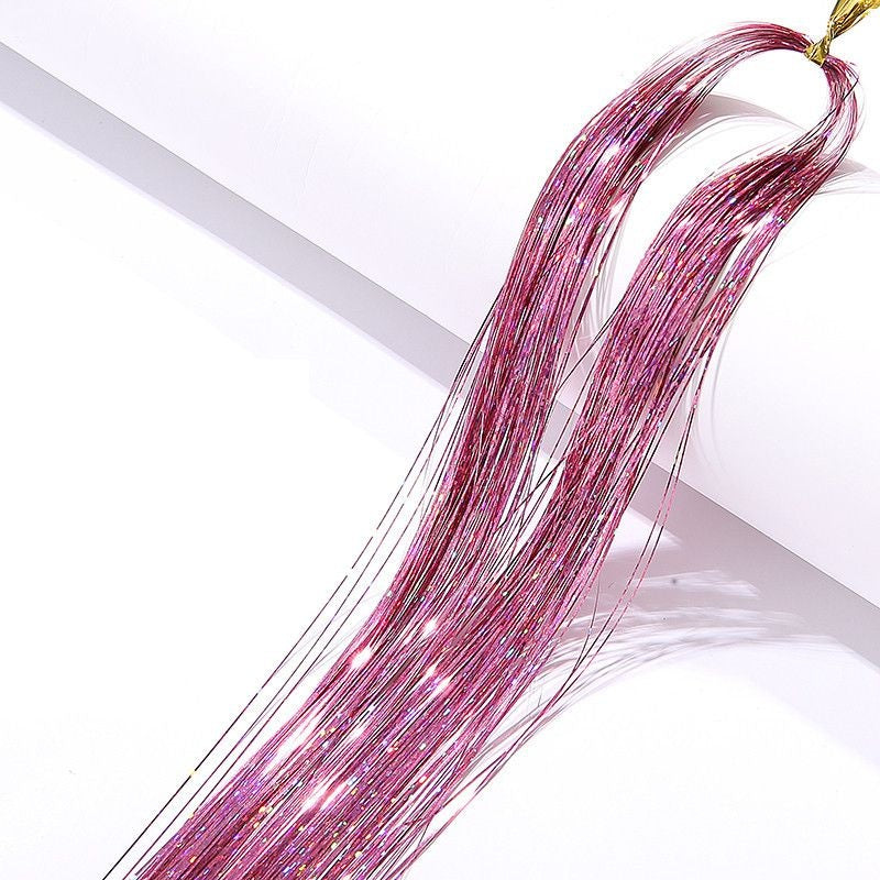 Ugeat Shiny Colorful Hair Tinsel strands