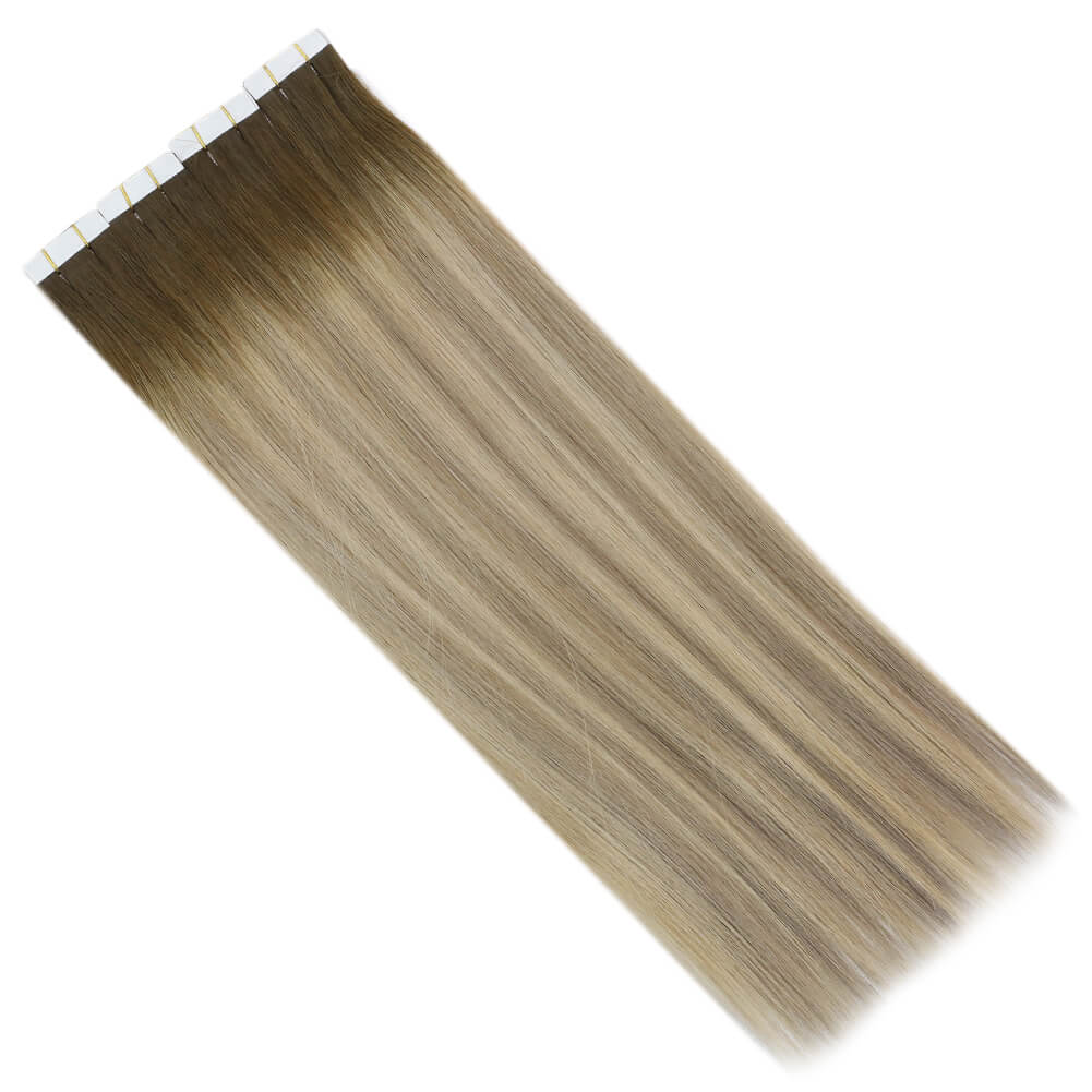 soft tape in hair extensions for women