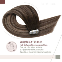 Tape on Human Hair Extensions 50g 100% Real Human Remy Hair