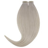 virgin hair flat silk weft hair extensions