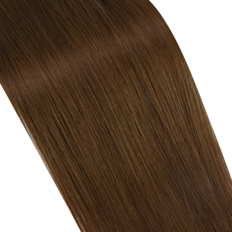 double weft human  hair extensions thick bundle