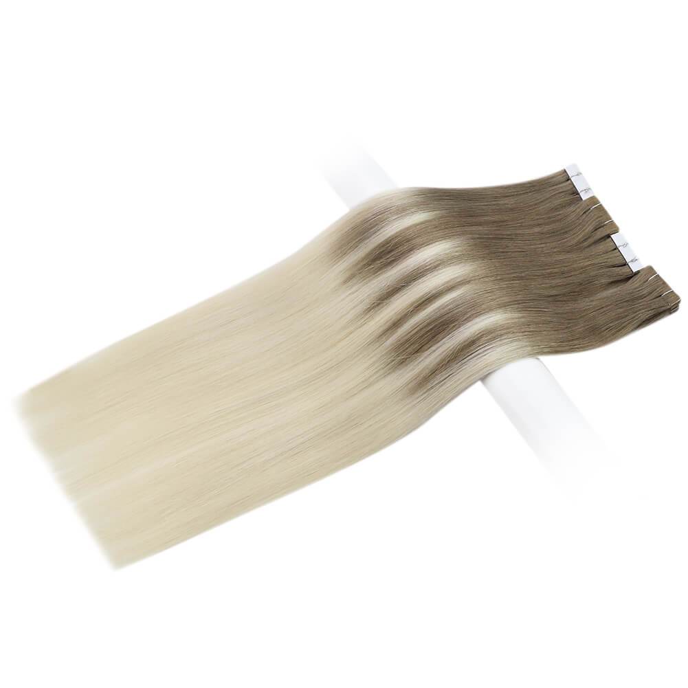 invisible injection tape in hair extensions
