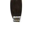 100% Human Hair Extensions Tape in Brown with Blonde