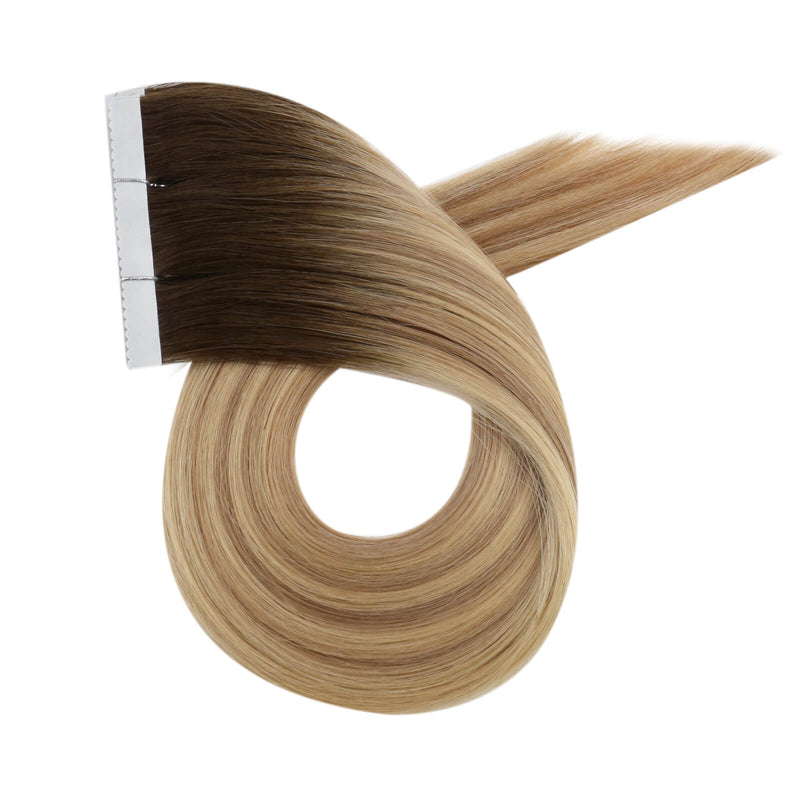 tape in human hair extensions 18 inch