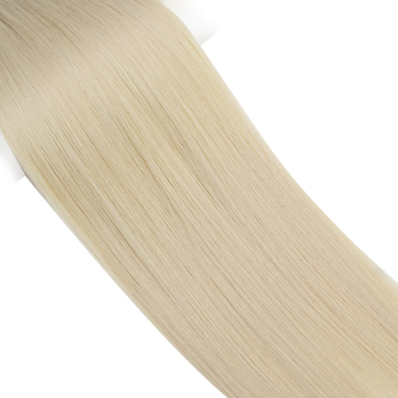 blonde injection tape in hair extensions
