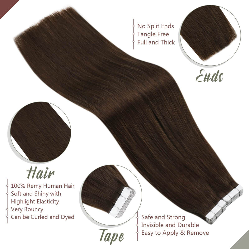 Silky Straight Tape in Hair Extensions