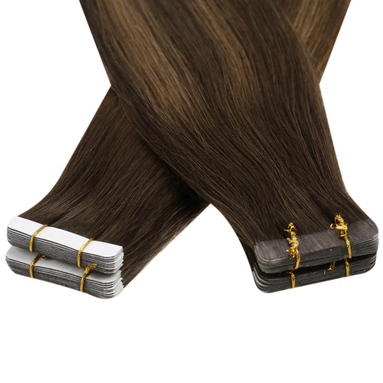 invisible tape in human hair extensions du