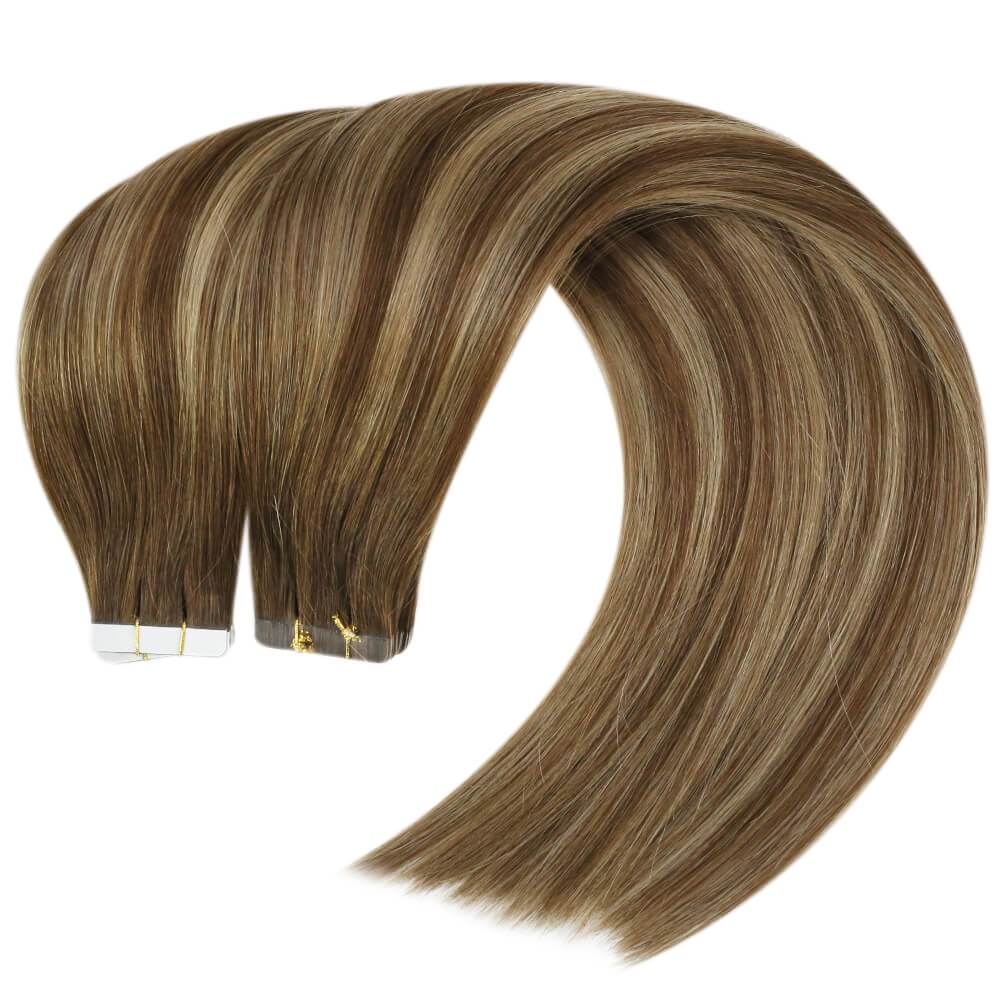 [Virgin Hair] Brown Hightlighted