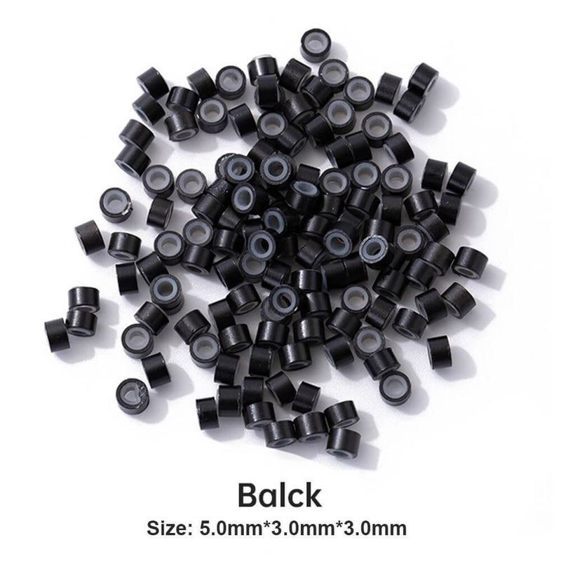 ugeat micro ring beads for i tip blackc olor