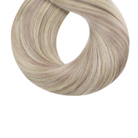 Keratin Utip Human Hair Extensions 16inch Balayage Blonde Real Human Hair