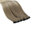 flat silk weft hair extensions for salon