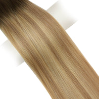 balayage tape in real hair extensions blonde