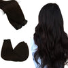 Flat Slik Weft Hair Extensions Sew in Hair Bundles Virgin Hair Brown #2