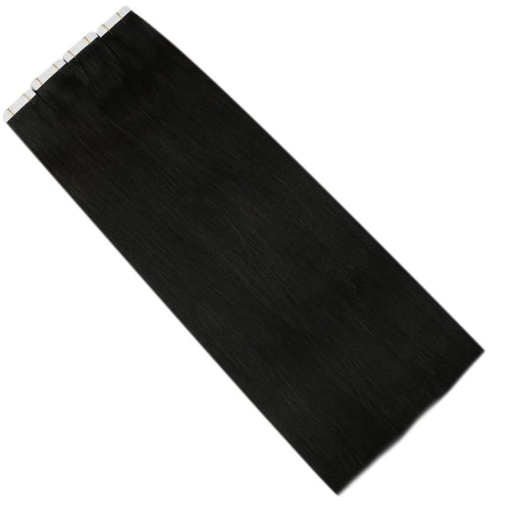 Hand Tied Double Tape Hair Extension Wavy Hair Tape in Hair Extensions