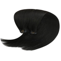invisible flat weft human hair extensions