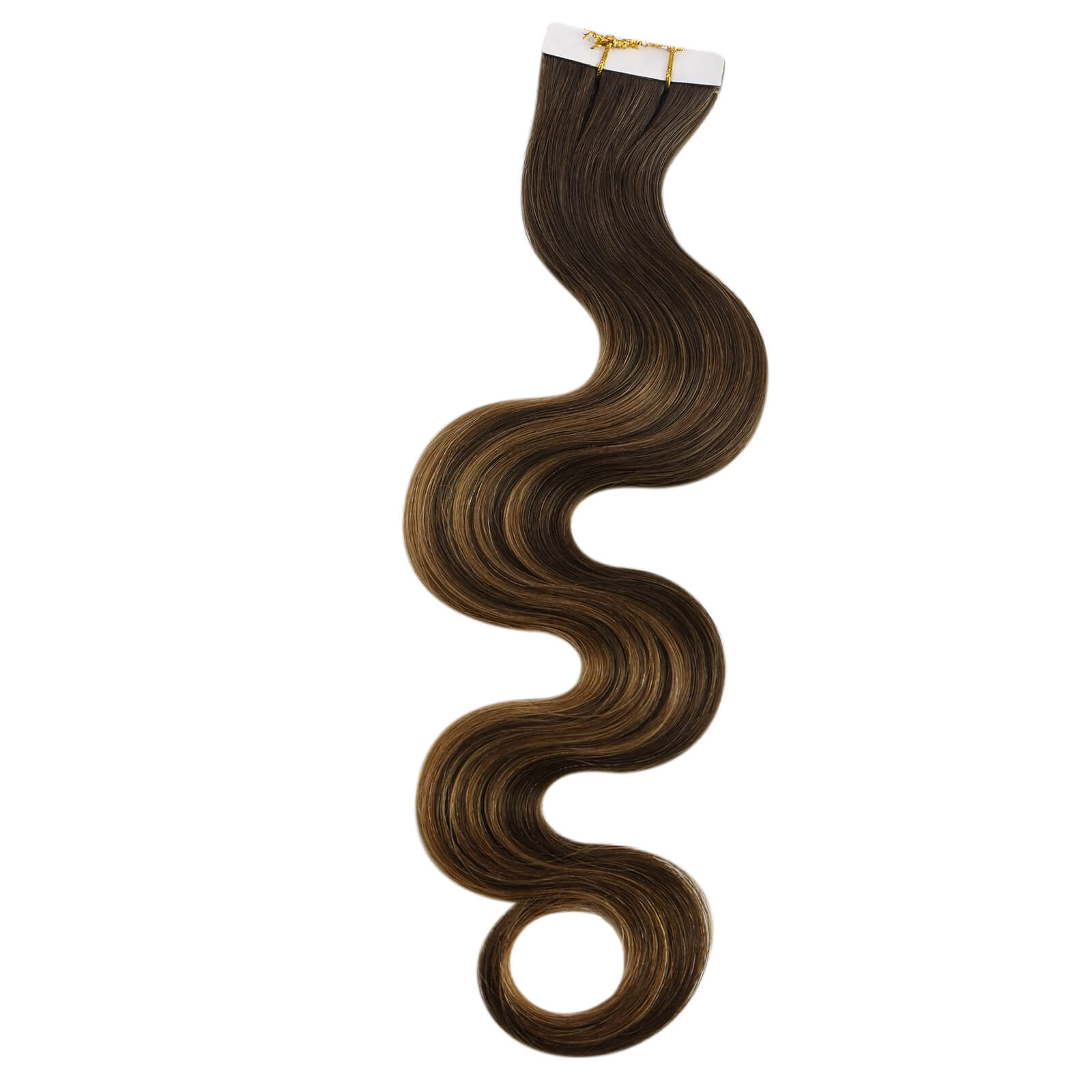 body wavy tape in hair extensions