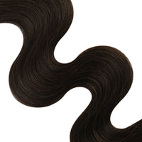 virgin tape in hair extensions darkest brown