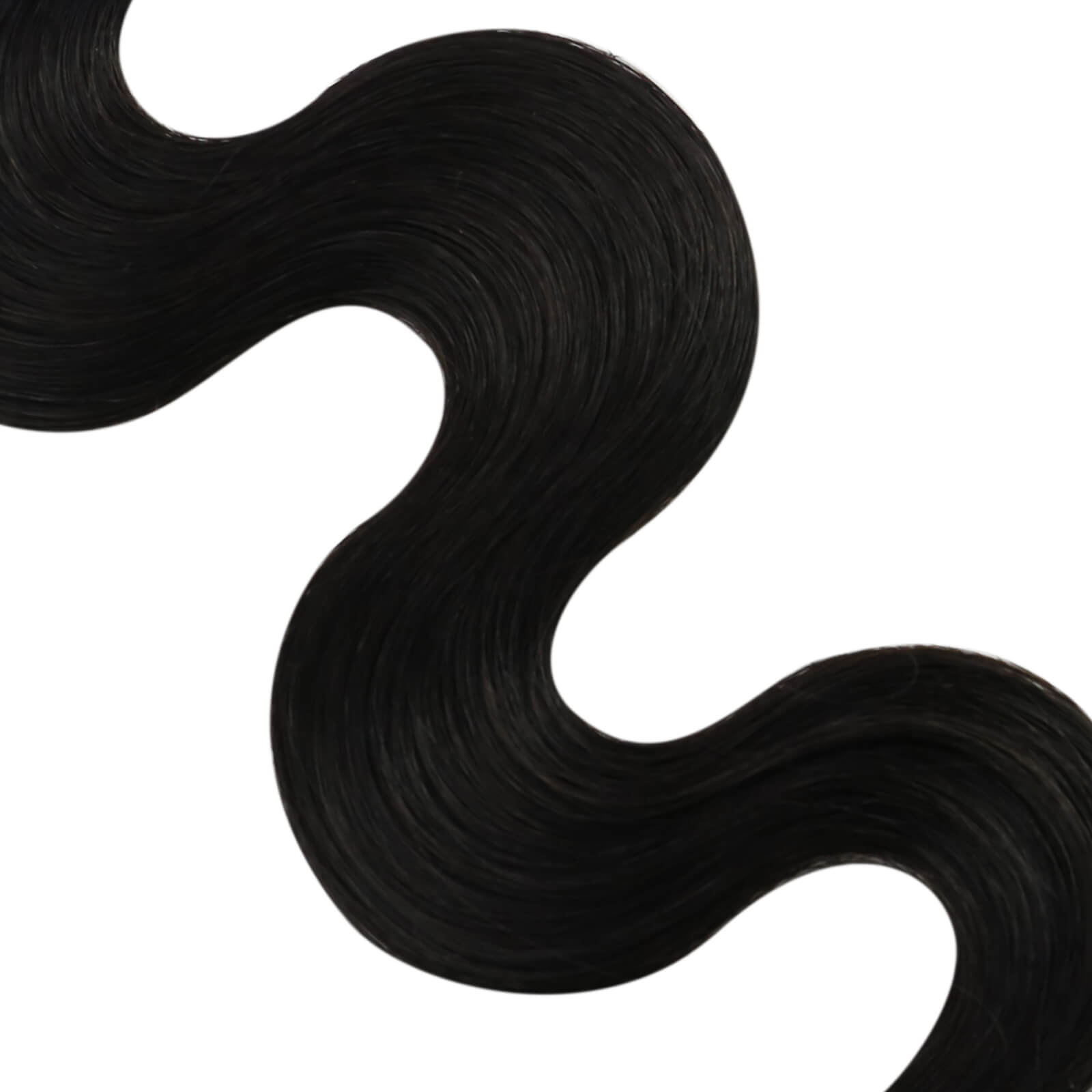 [Pre-sale] Invisible Injected Tape in Hair Extensions Wave Virgin Hair Off Black 10Pcs #1B
