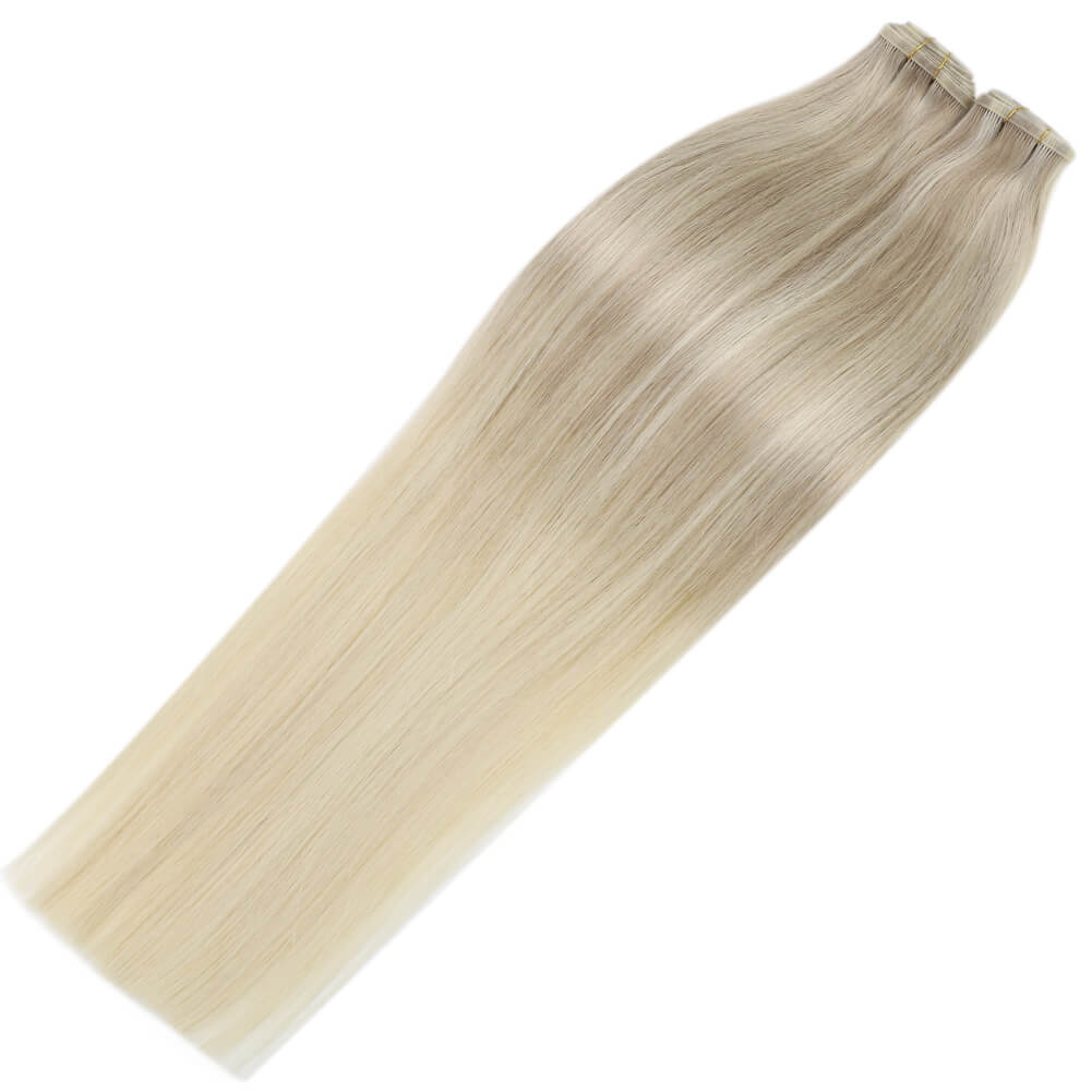 Flat Silk Weft Hair Extensions 18/22/60